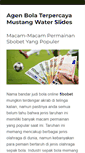 Mobile Screenshot of mustangwaterslides.com